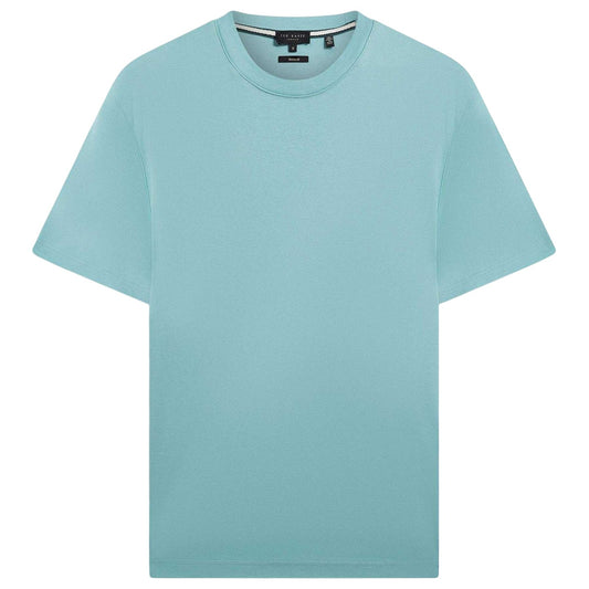 Turquoise - Front - Ted Baker Mens Soft Touch Short-Sleeved T-Shirt