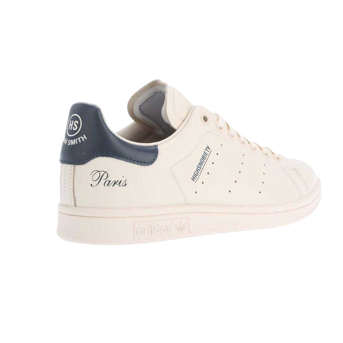 White - Pack Shot - Adidas Mens Smith Highsnobiety Tumbled Leather Trainers