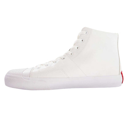 White - Back - Hugo Mens Dyer Hito Low Cut Flat Trainers