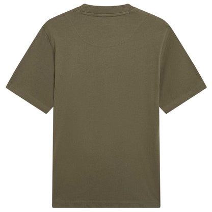 Khaki Green - Back - Ted Baker Mens Boxed Logo T-Shirt