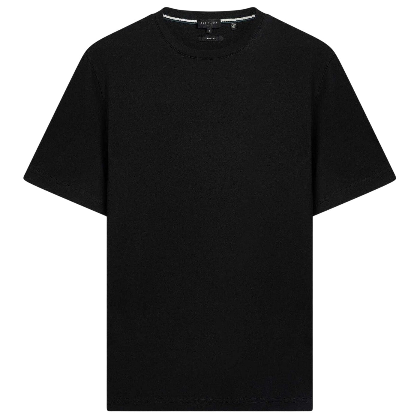 Black - Back - Ted Baker Mens Boxed Logo T-Shirt