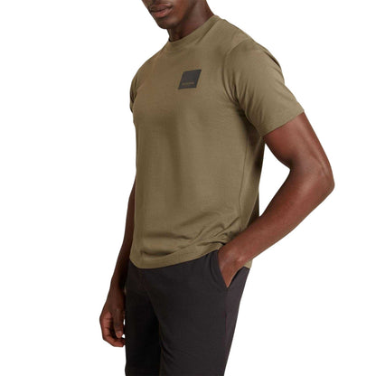 Khaki Green - Lifestyle - Ted Baker Mens Boxed Logo T-Shirt
