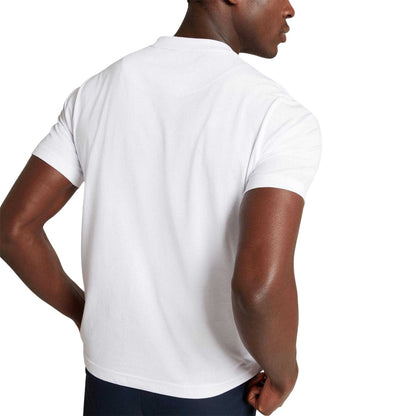 White - Lifestyle - Ted Baker Mens Boxed Logo T-Shirt