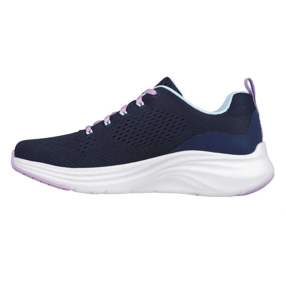 Navy-Lavender - Lifestyle - Skechers Womens-Ladies Vapor Foam Trainers