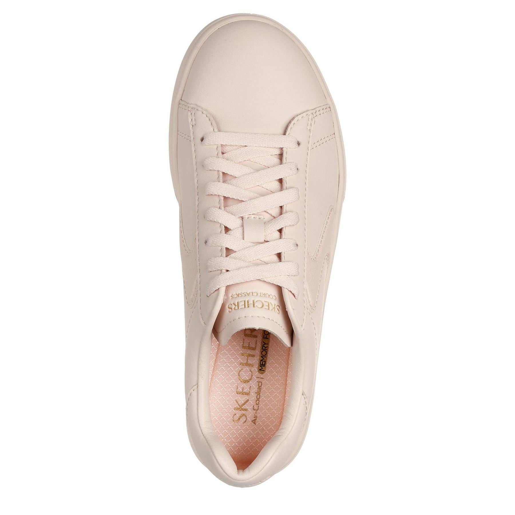 Rose - Pack Shot - Skechers Womens-Ladies Classic Pastel Trainers