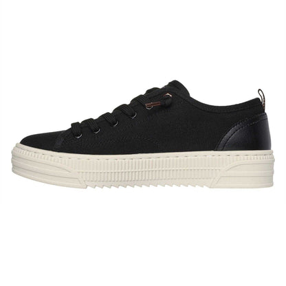 Black - Lifestyle - Skechers Womens-Ladies Bobs Copa Canvas Trainers