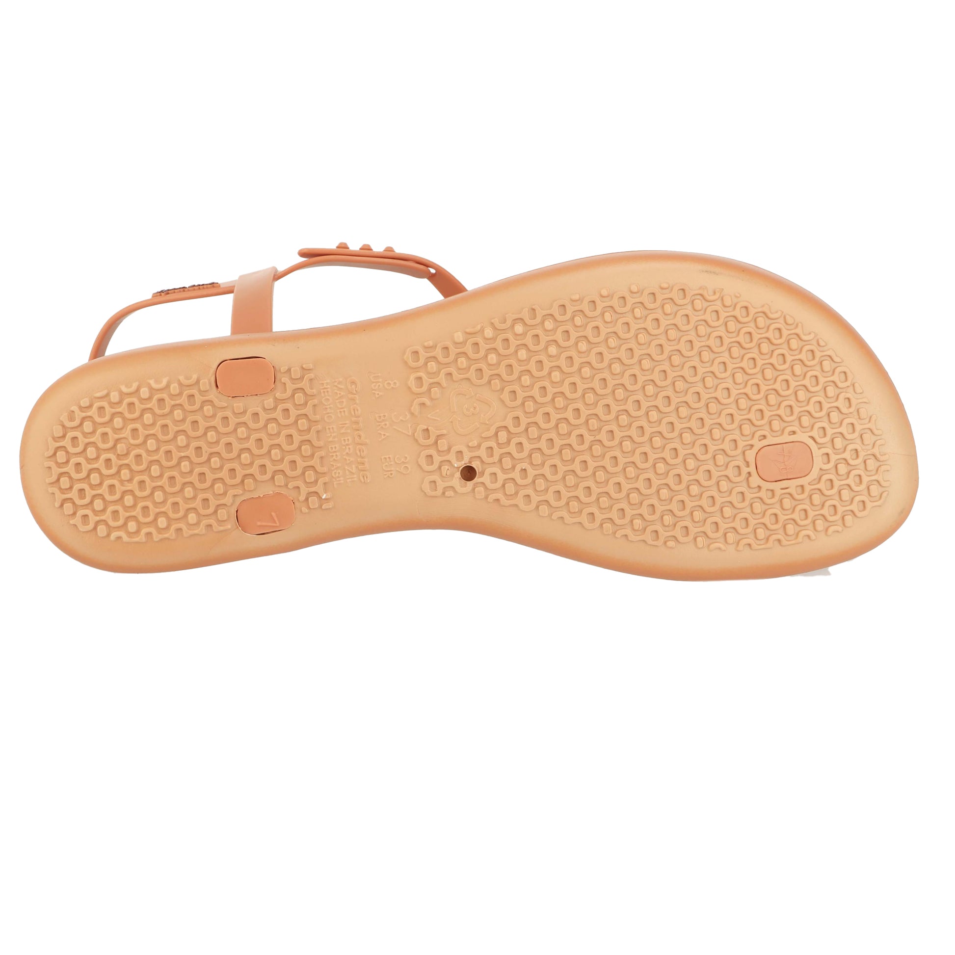 Tan - Side - Ipanema Womens-Ladies Sparkle Sandals