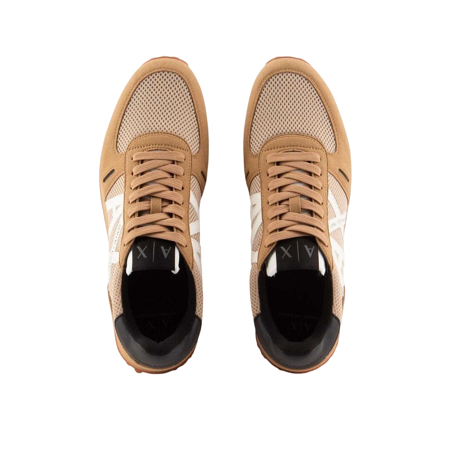 Tan - Lifestyle - Armani Exchange Mens AX Suede Trainers