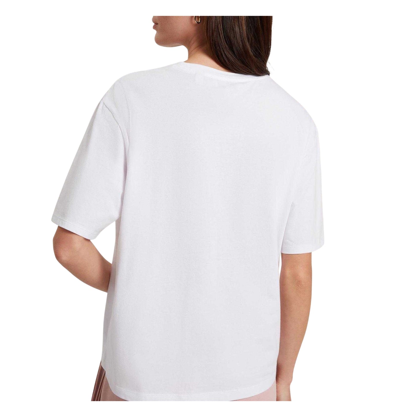White - Back - Ted Baker Womens-Ladies Graphic Print Short-Sleeved T-Shirt