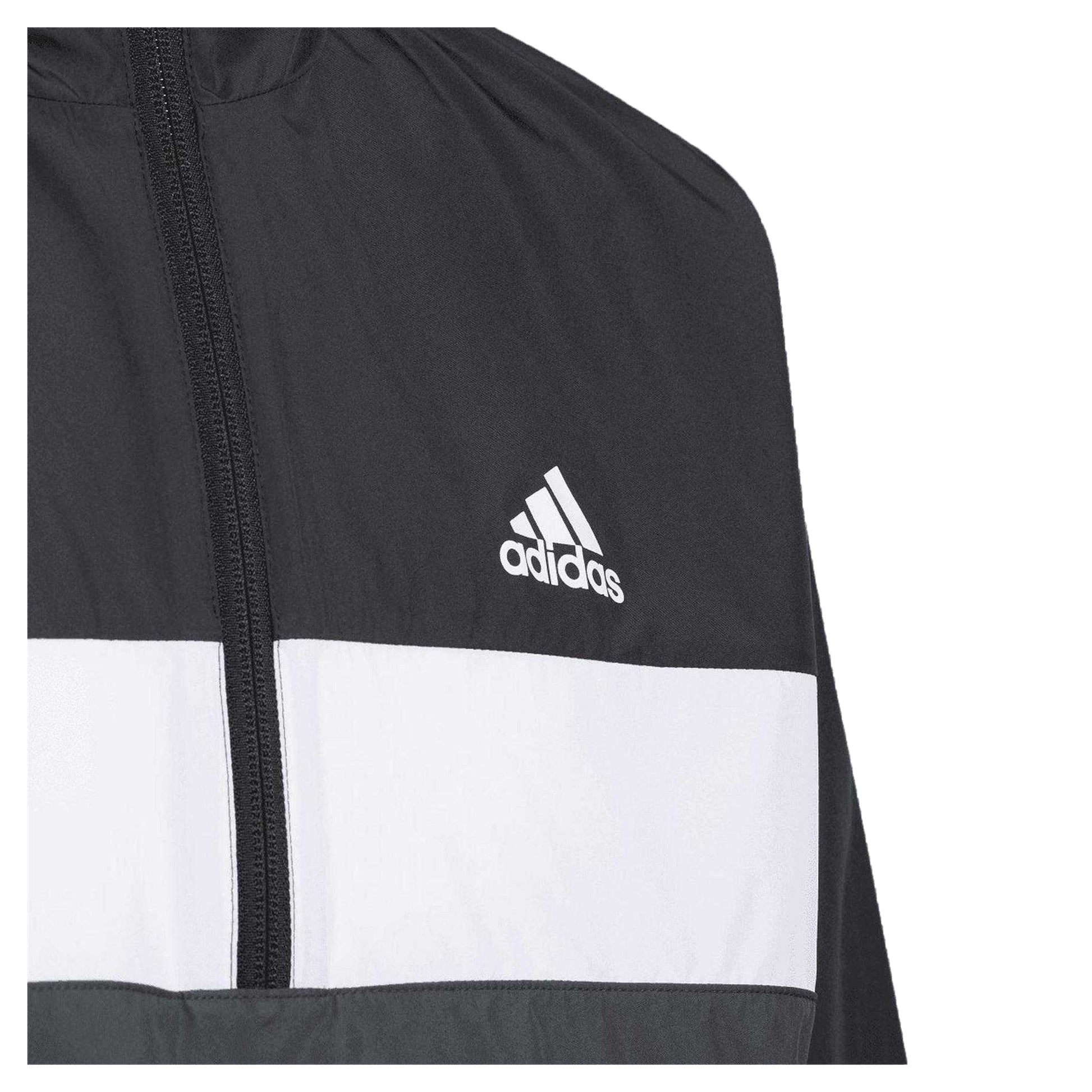 Black - Lifestyle - Adidas Childrens-Kids Anorak