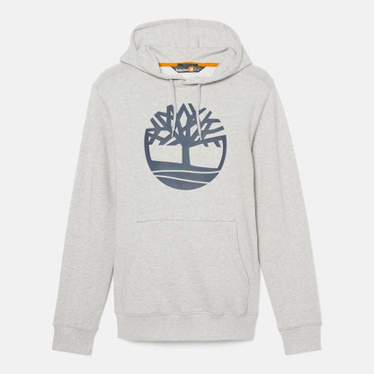 Grey - Pack Shot - Timberland Mens Kennebec River Tree Logo Hoodie