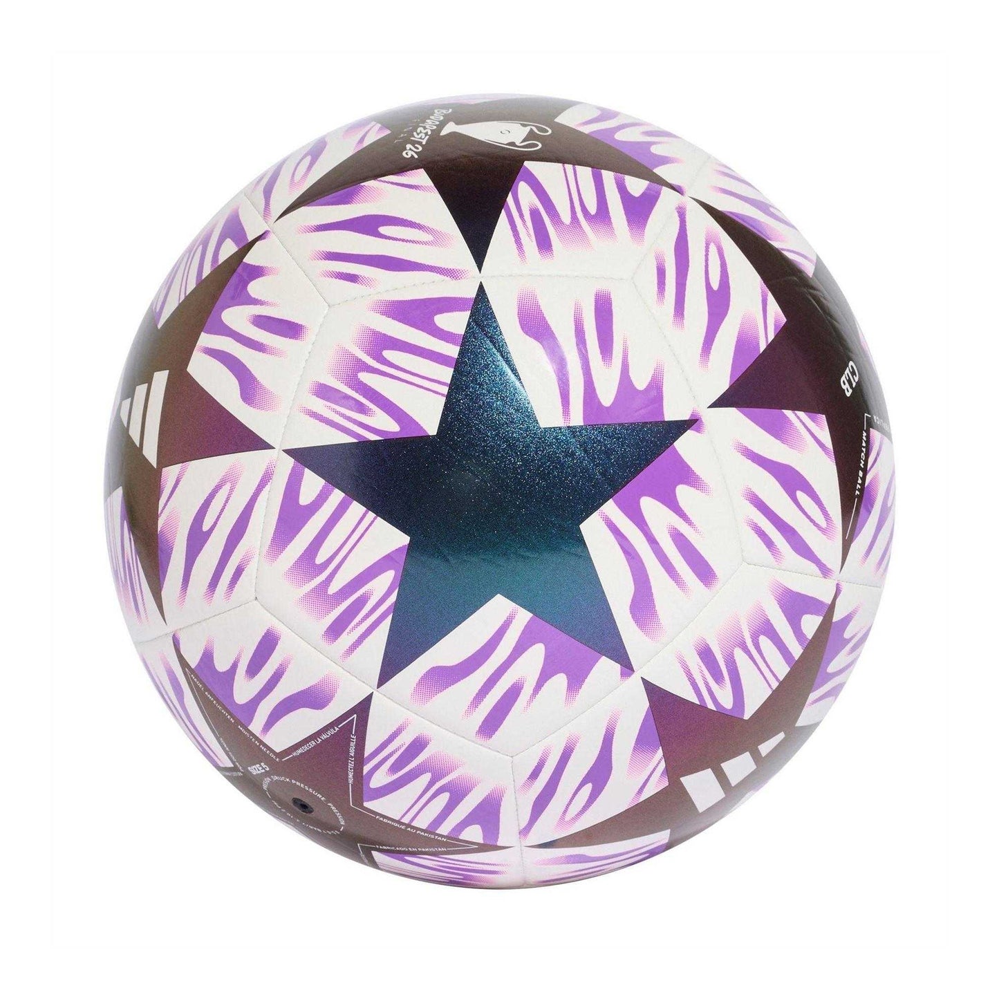 White-Purple - Back - Adidas Glider Football