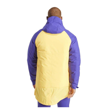 Yellow-Purple - Back - Adidas Mens Condivo 23 Real Madrid CF Parka