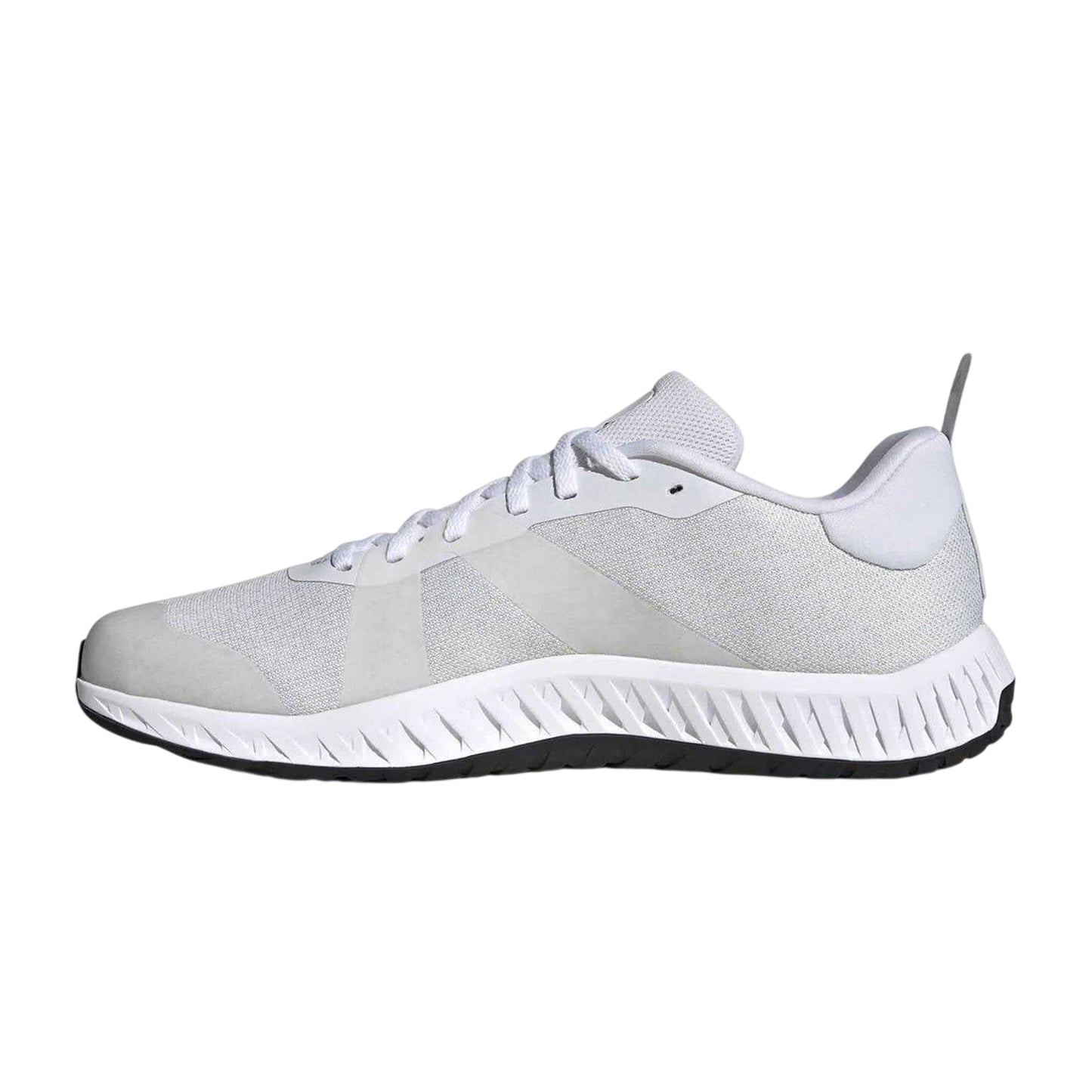 White - Side - Adidas Childrens-Kids Everyset Lace Up Trainers