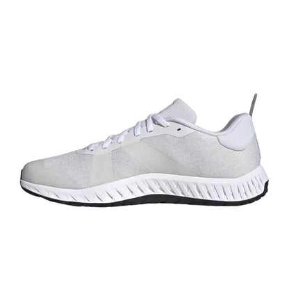 White - Side - Adidas Childrens-Kids Everyset Lace Up Trainers