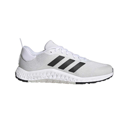 White - Lifestyle - Adidas Childrens-Kids Everyset Lace Up Trainers
