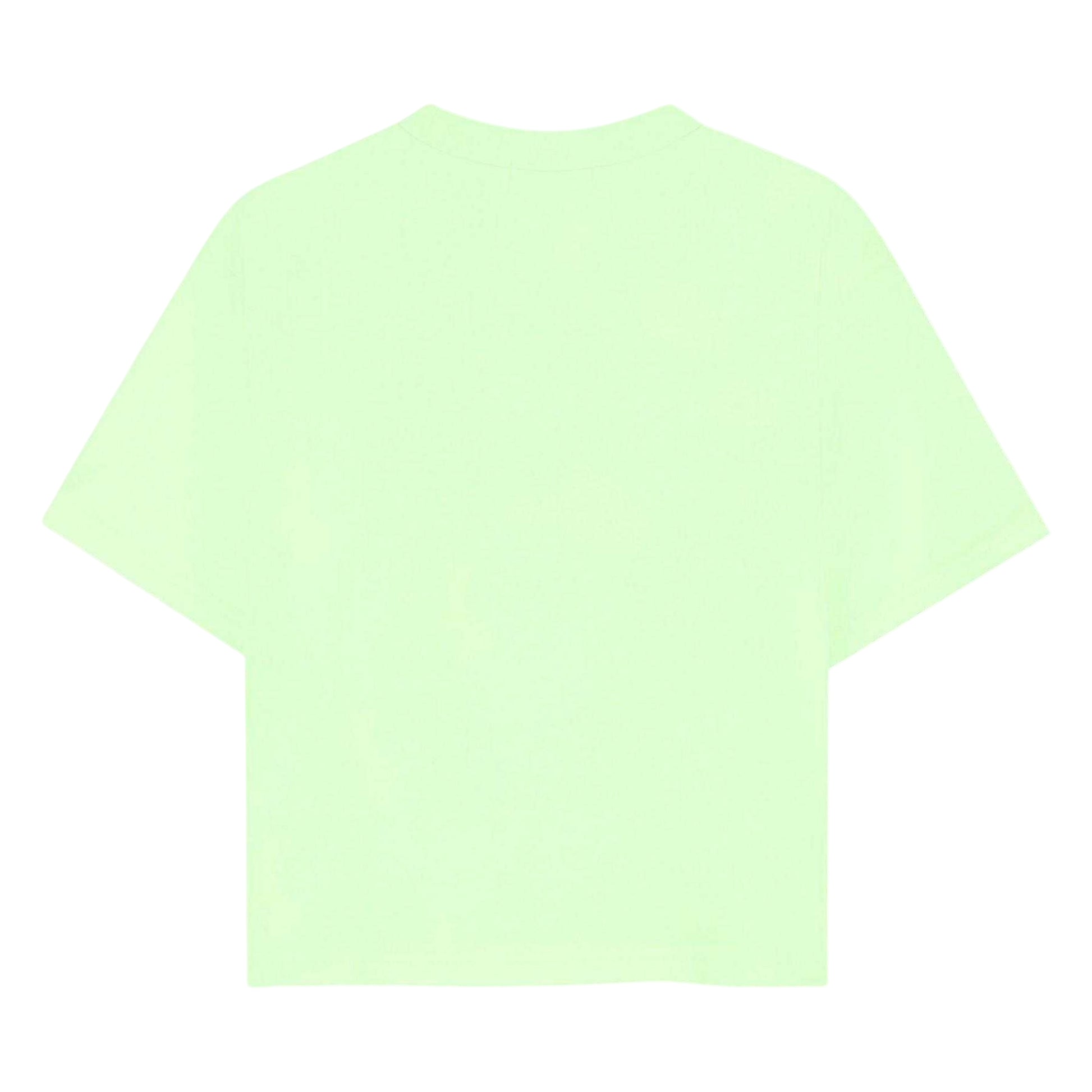 Lime - Back - Billieblush Childrens-Kids Print Regular Short-Sleeved T-Shirt