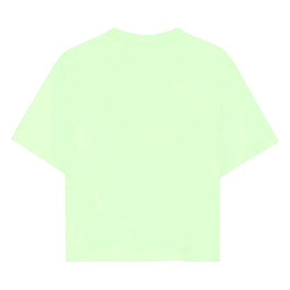 Lime - Back - Billieblush Childrens-Kids Print Regular Short-Sleeved T-Shirt