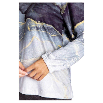 Black-Grey-Gold - Back - PJ Salvage Womens-Ladies Ombre Top