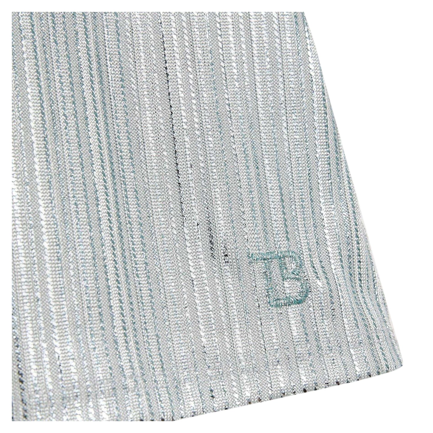 Light Blue - Side - Ted Baker Womens-Ladies Metallic Regular T-Shirt