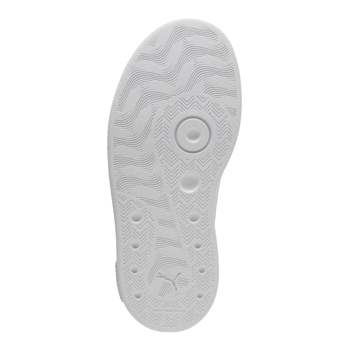 Red-White - Close up - Puma Childrens-Kids Kids Club II PS Canvas Trainers