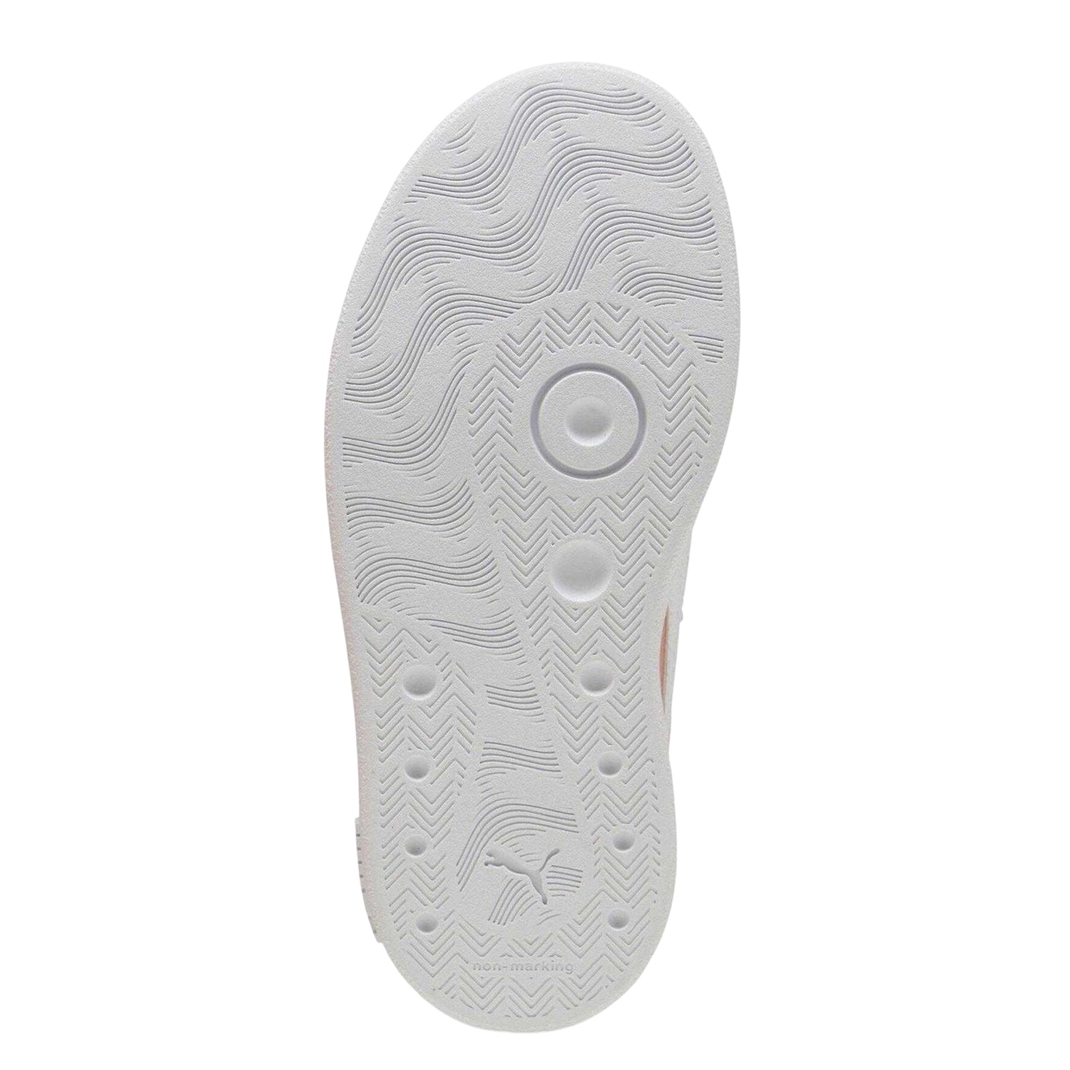 Pink-White - Close up - Puma Childrens-Kids Kids Club II PS Canvas Trainers