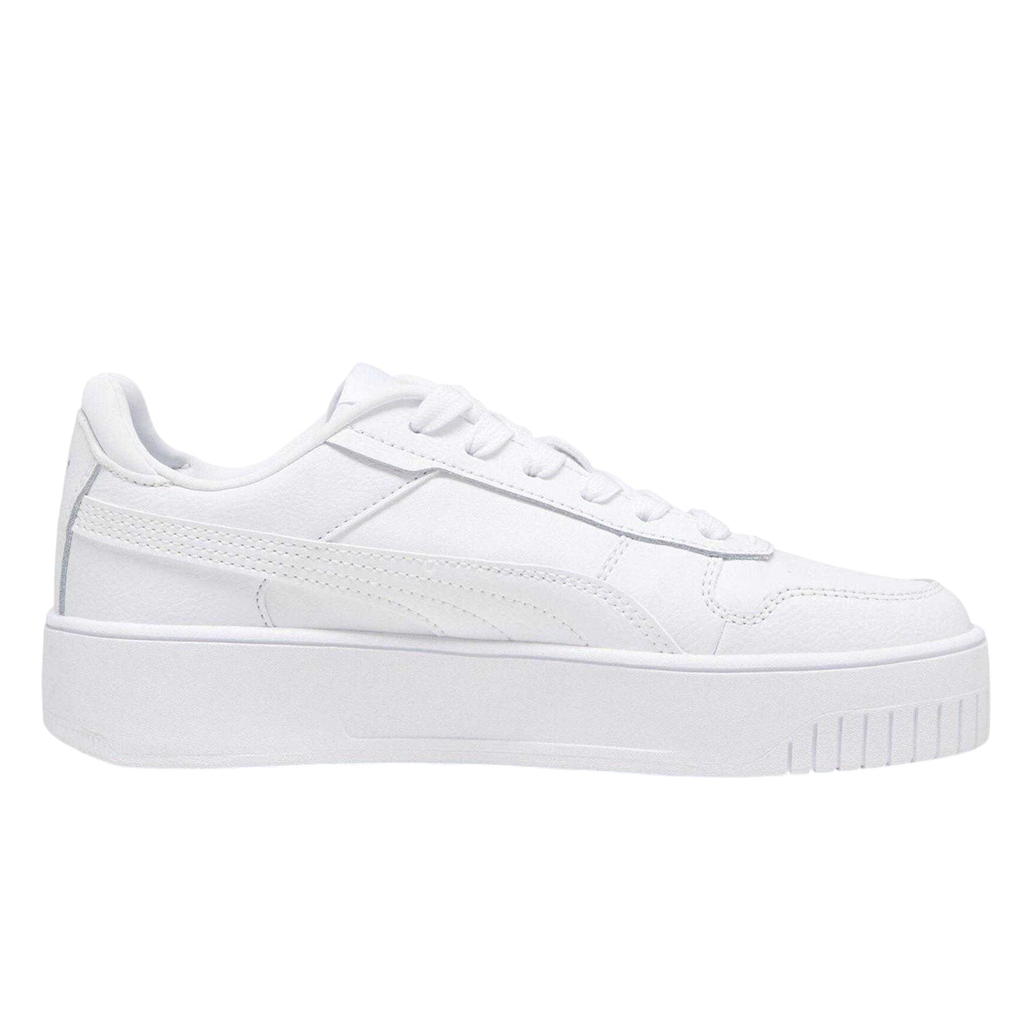 Puma White - Lifestyle - Puma Childrens-Kids Carina Street Platform Trainers