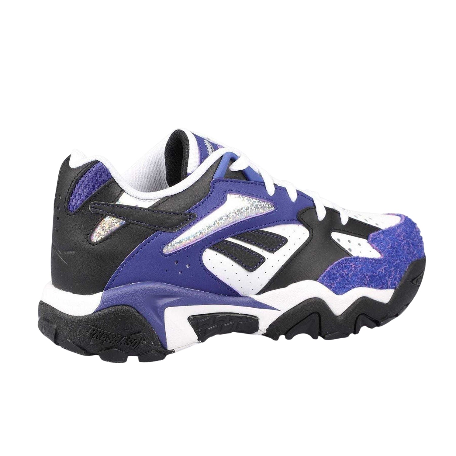 Purple - Back - Reebok Mens Preseason 94 Leather Trainers