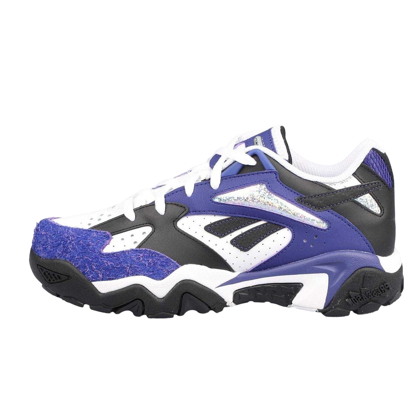 Purple - Side - Reebok Mens Preseason 94 Leather Trainers