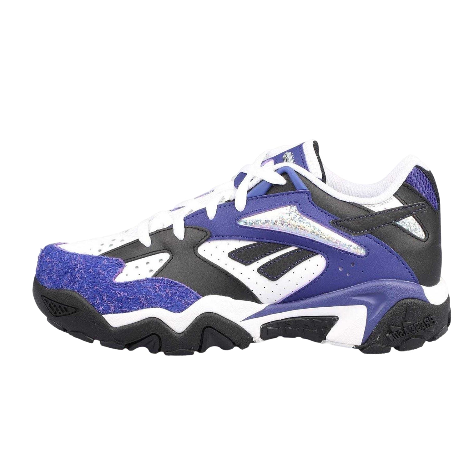 Purple - Side - Reebok Mens Preseason 94 Leather Trainers