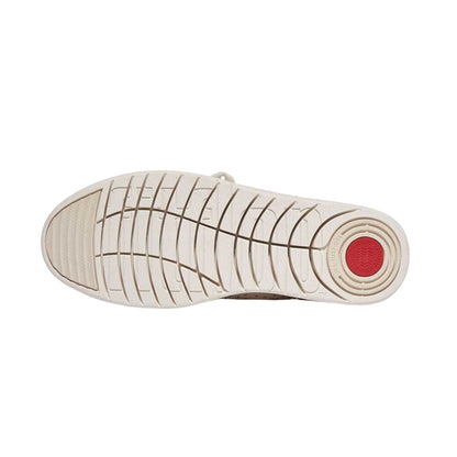 Beige - Pack Shot - FitFlop Womens-Ladies Ombre Embellished Platform Trainers