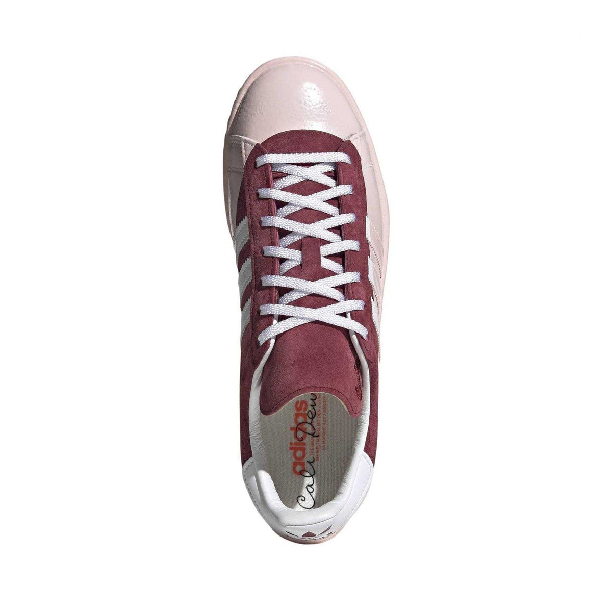 Pink - Pack Shot - Adidas Womens-Ladies Cali DeWitt Leather Trainers