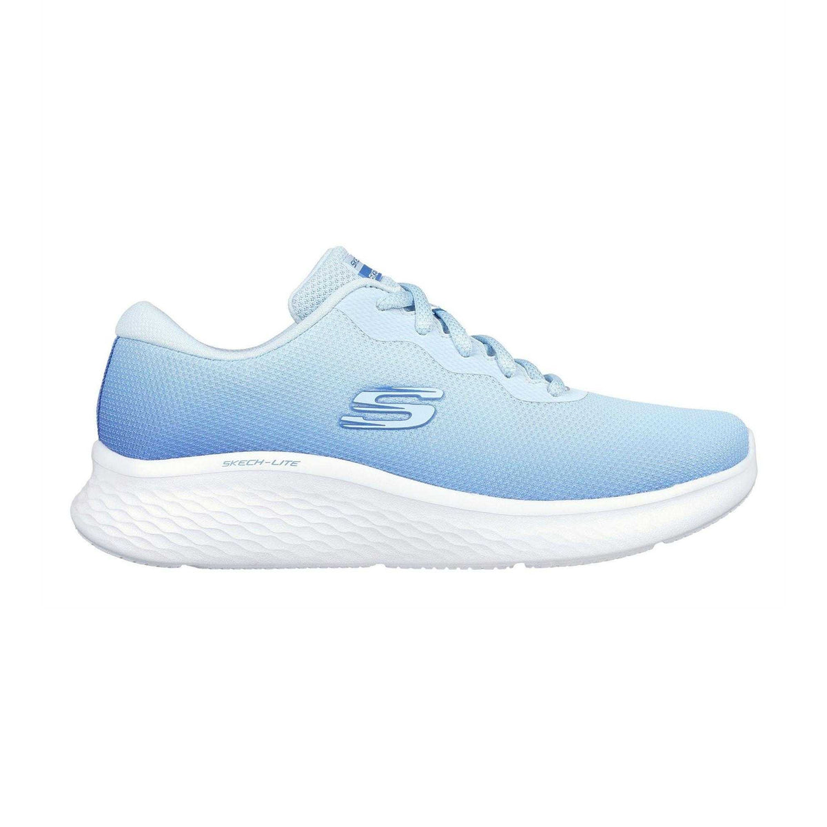 Light Blue - Side - Skechers Womens-Ladies Ombre Trainers