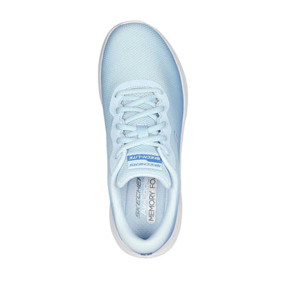 Light Blue - Lifestyle - Skechers Womens-Ladies Ombre Trainers