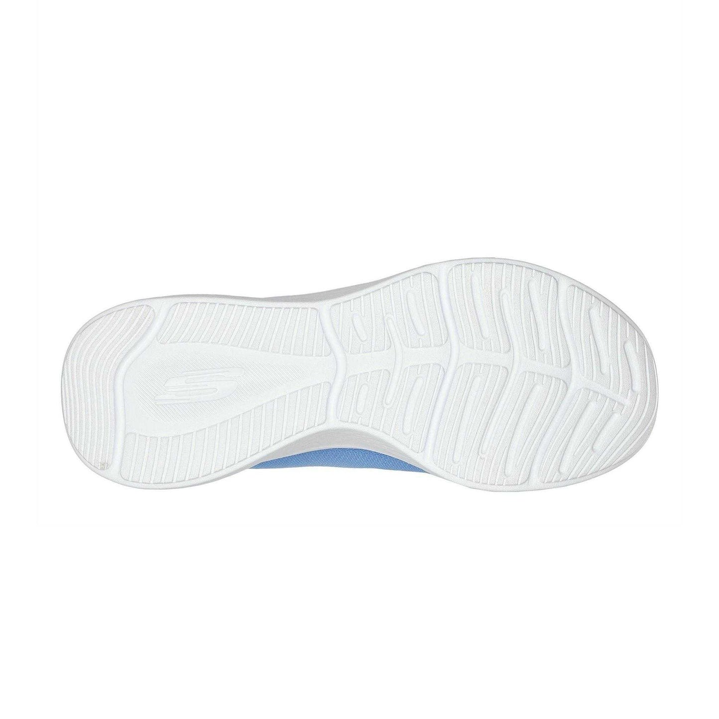 Light Blue - Pack Shot - Skechers Womens-Ladies Ombre Trainers