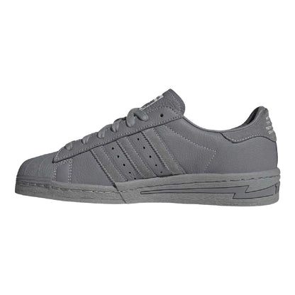 Grey - Back - Adidas Mens Neighborhood Superstar Leather Trainers