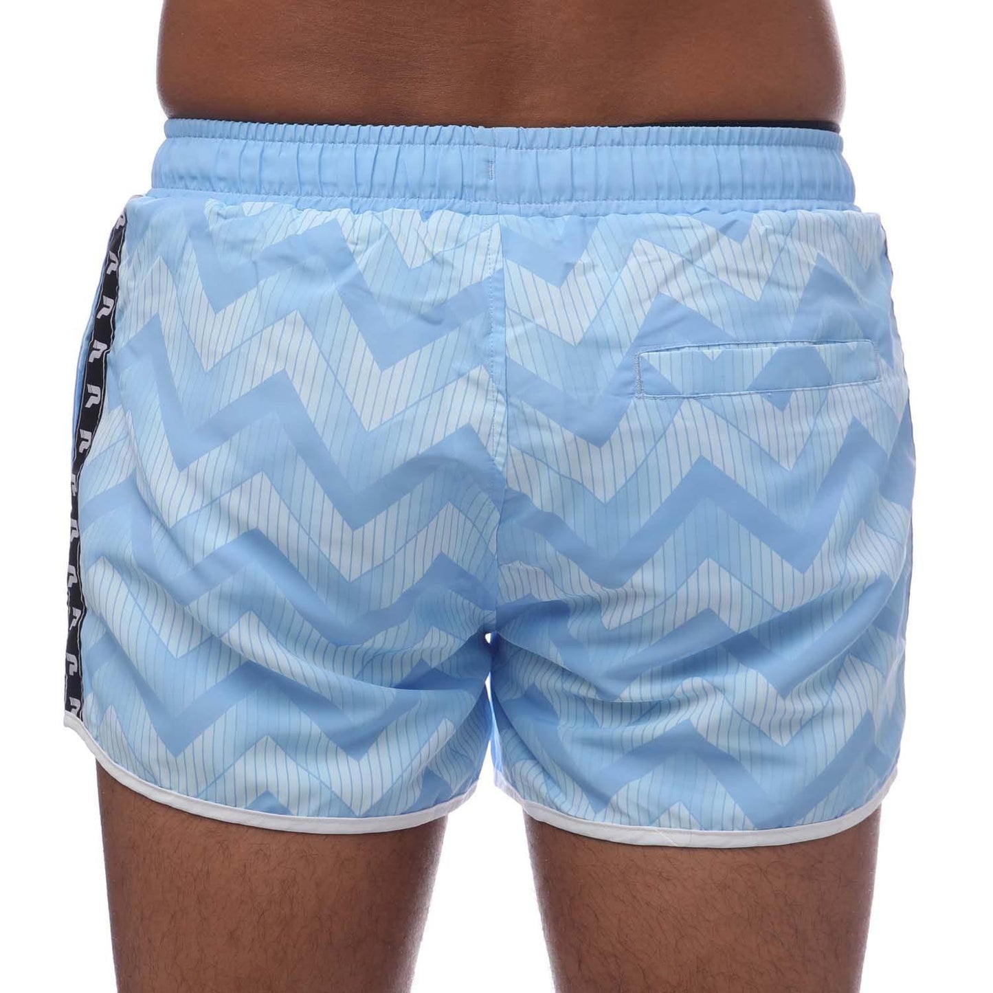 Blue - Back - Patrick Mens Steven Swim Shorts