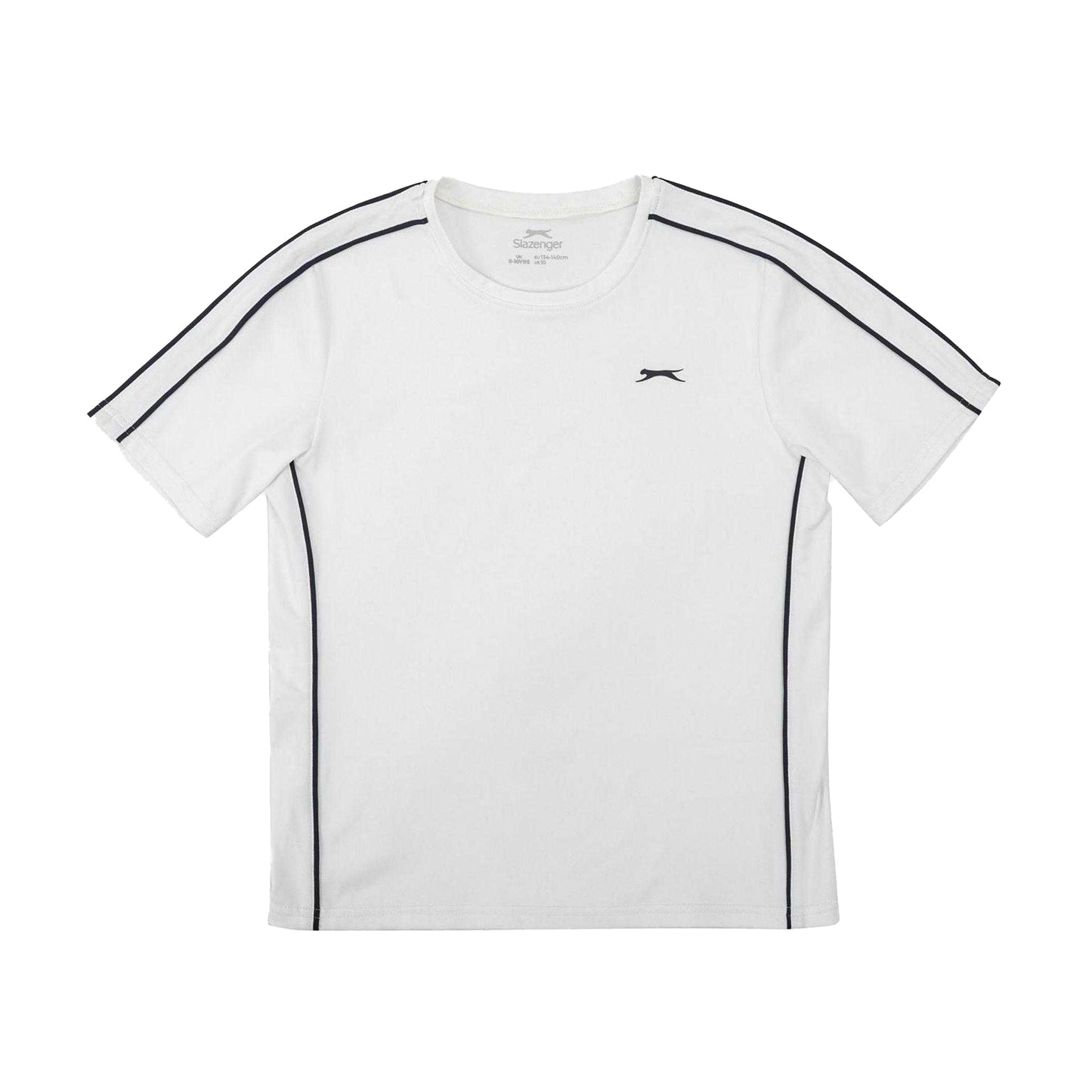 White - Front - Slazenger Boys Tennis Lightweight T-Shirt