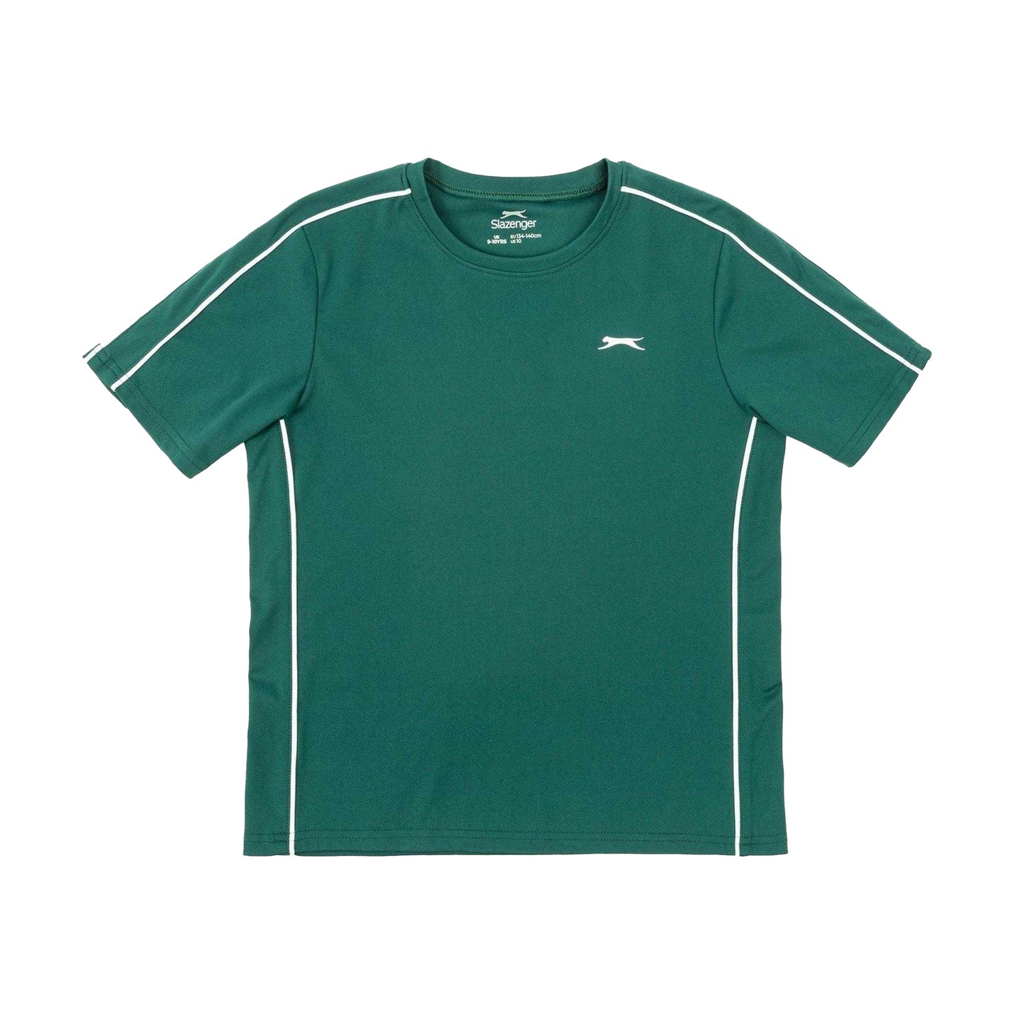 Forest Green - Front - Slazenger Boys Tennis Lightweight T-Shirt