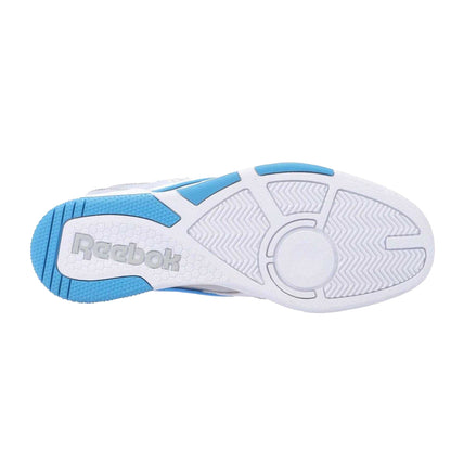 Silver - Pack Shot - Reebok Womens-Ladies BB 4000 II Metallic Leather Trainers