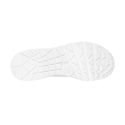White-Gold - Pack Shot - Skechers Womens-Ladies Goldcrown Glitter Heart Trainers