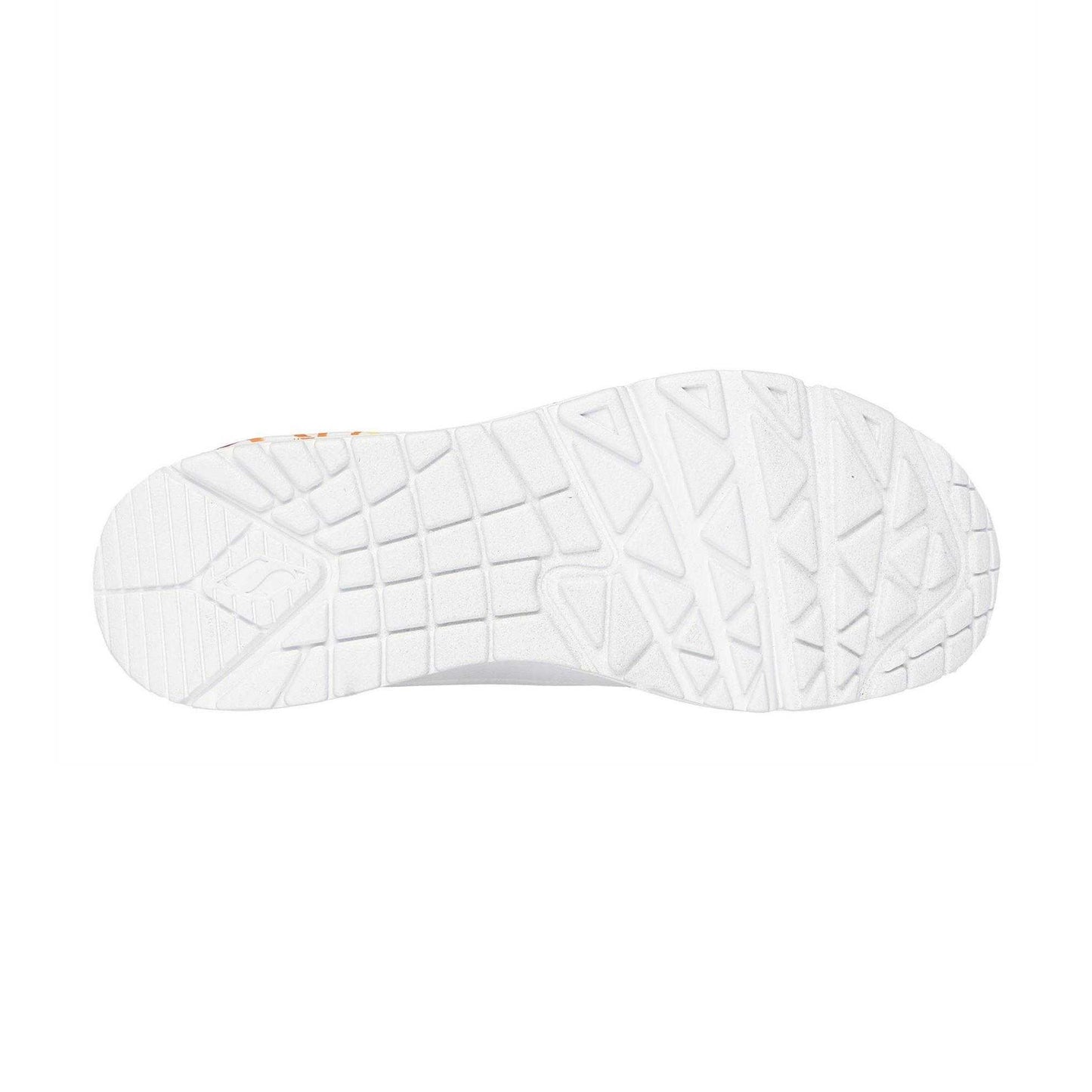 White-Multicoloured - Pack Shot - Skechers Womens-Ladies Goldcrown Glitter Heart Trainers