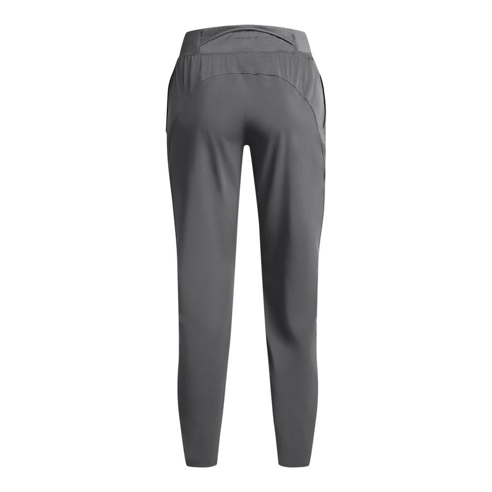 Grey - Back - Under Armour Womens-Ladies OutRun The Storm Jogging Bottoms