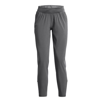 Grey - Front - Under Armour Womens-Ladies OutRun The Storm Jogging Bottoms