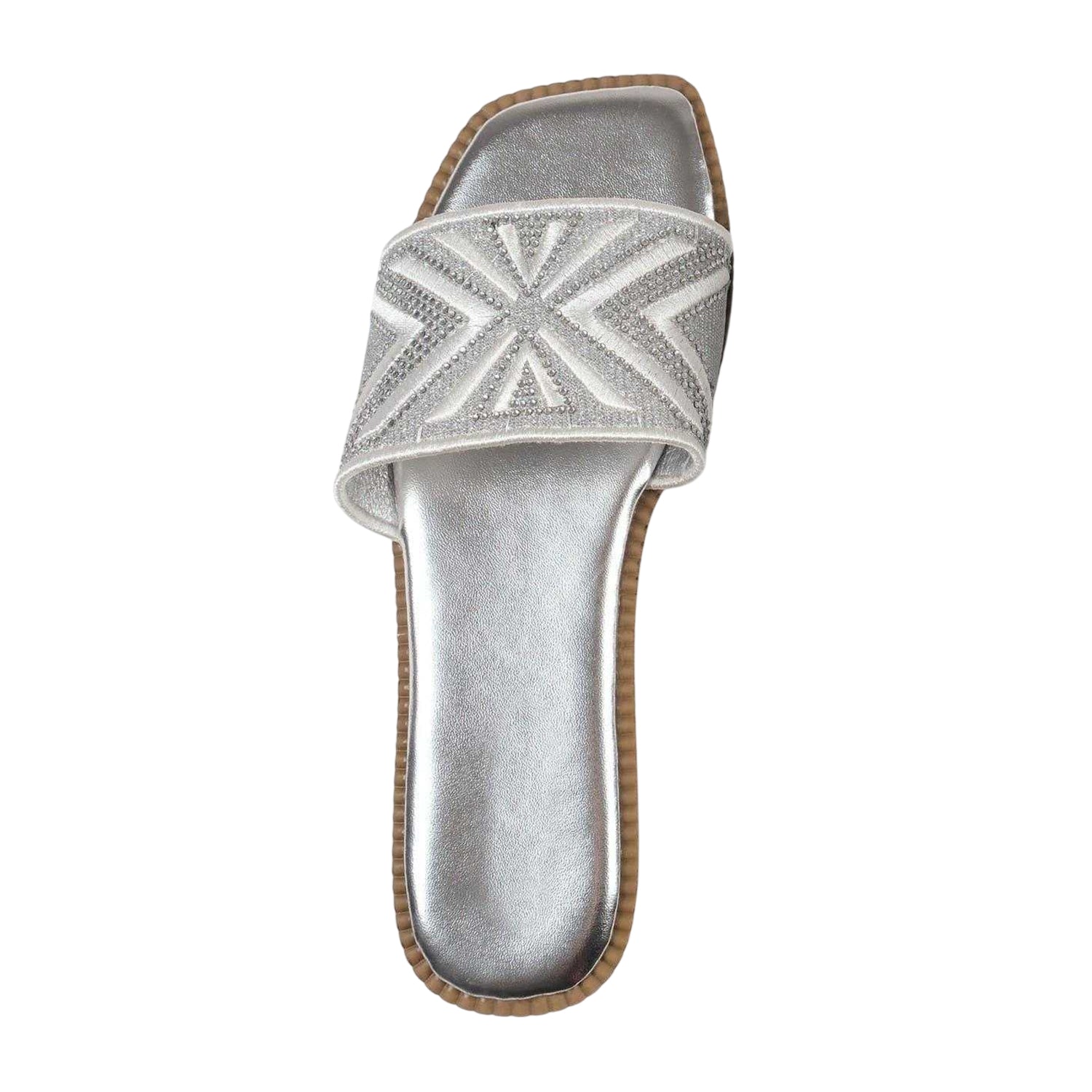 Silver - Lifestyle - Where´s That From Womens-Ladies Blossom Slides