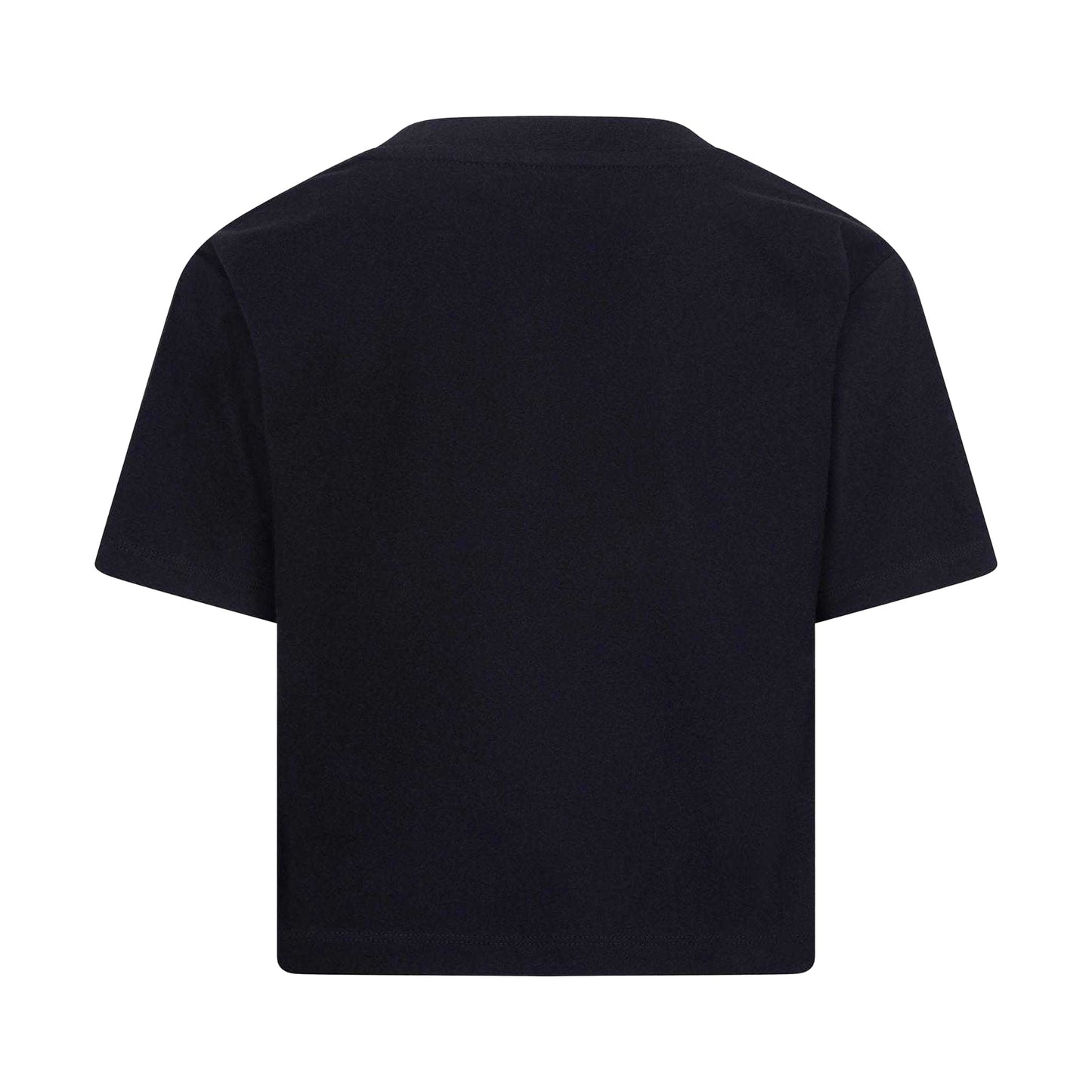 Black - Back - Nike Childrens-Kids Swoosh Logo T-Shirt