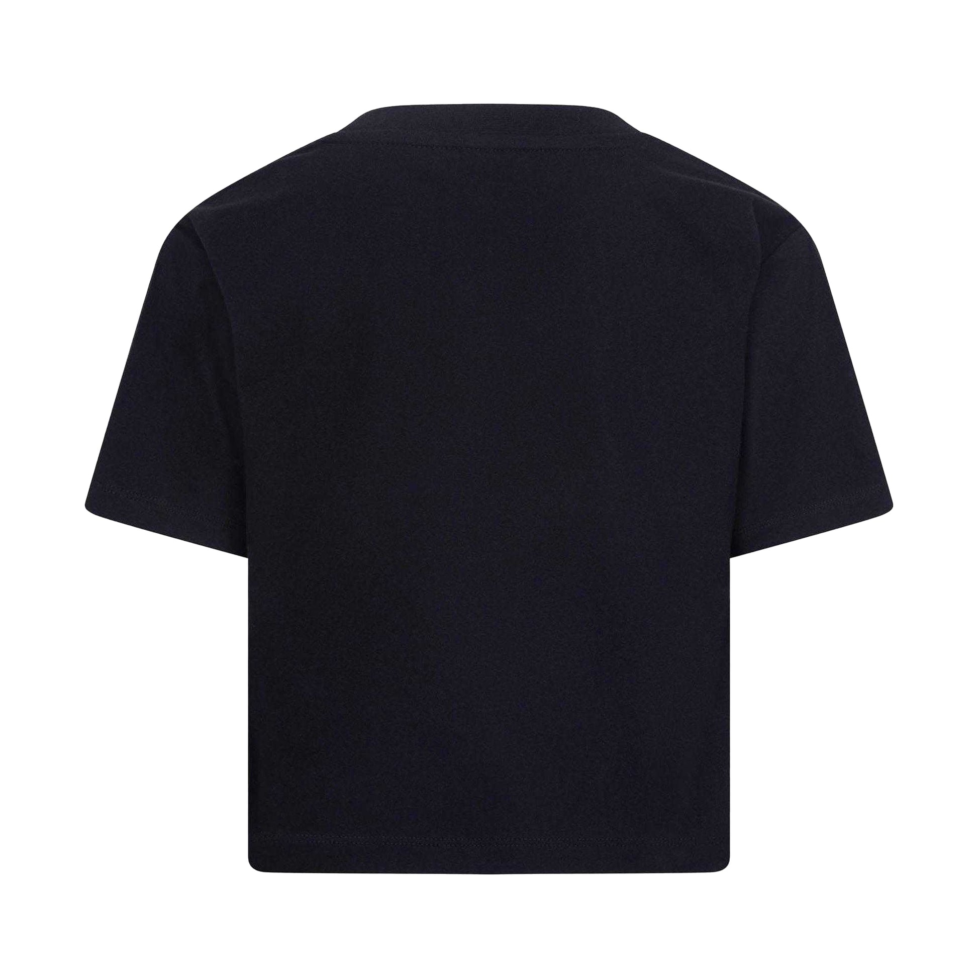 Black - Back - Nike Childrens-Kids Swoosh Logo T-Shirt