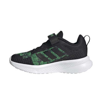 Black-White - Side - Minecraft Childrens-Kids Minecraft Trainers