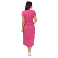 Raspberry - Back - Only Womens-Ladies May Life Jersey Midi Dress
