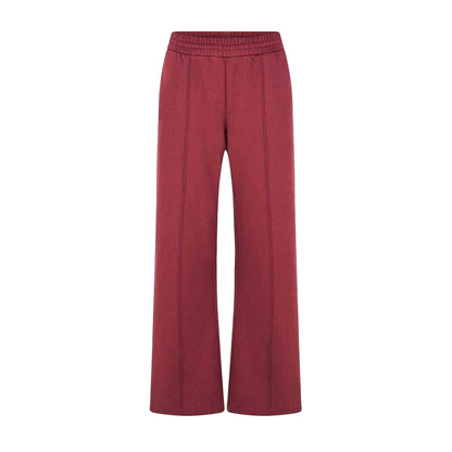 Berry - Front - 4th & Reckless Womens-Ladies Wide Leg Trousers